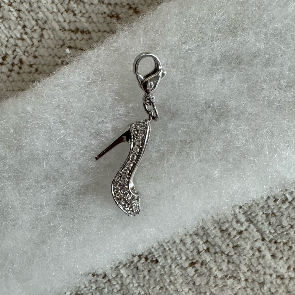 Origami Owl Silver High Heel Charm Pendant